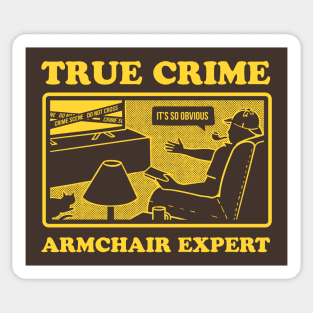 True Crime Expert Sticker